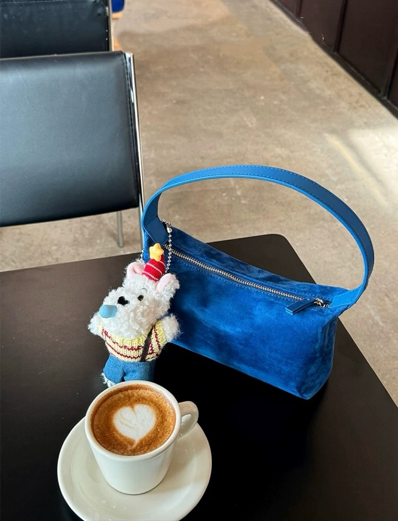 ANNA AMMONS Cerulean Blue Hobo Bag - Chic Minimalist Handbag for Women, 2026 Spring Summer Collection - ANNA AMMONS